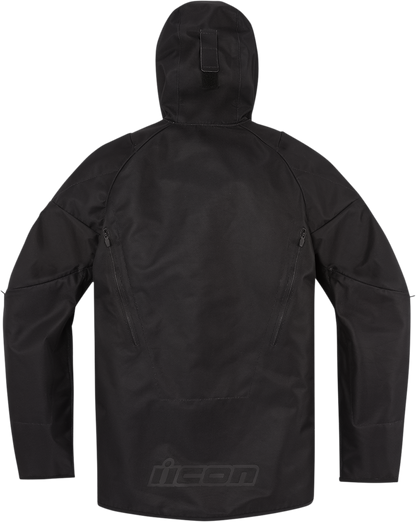 Icon Airform Adult Mens Black Motorcycle Riding Street Racing Zipper Jacket