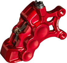 Arlen Ness Red 6-Piston Front Left Brake Caliper fits 2006-2025 Harley 11.8"