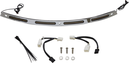 Custom Dynamics Sequential Batwing Fairing Windshield Trim fits 2006-2013 Harley