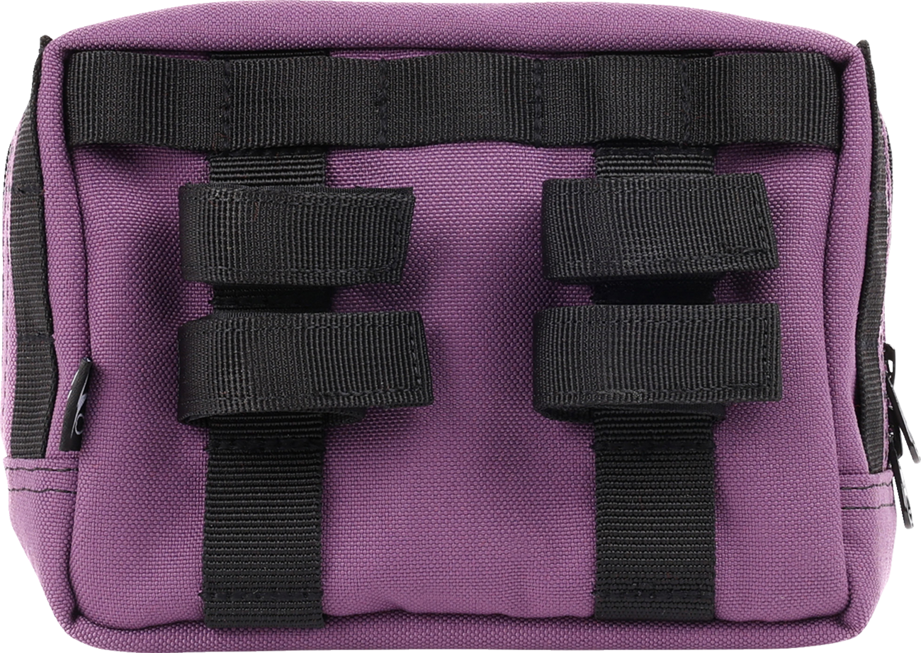 Thrashin Supply Purple Motorcycle Handlebar Storage Bag Harley Davidson THB-0024