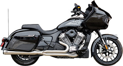 S&S Qualifier 2-1 Race Exhaust System fits 2020-2025 Indian Roadmaster Chieftain