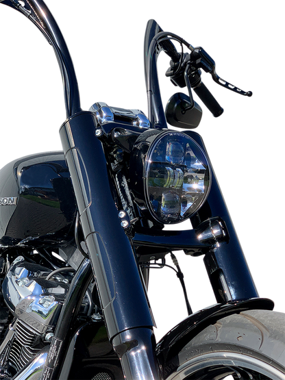 Kodlin Black Fork Tube Covers for 2018-2024 Harley Softail Breakout FXBR FXBRS