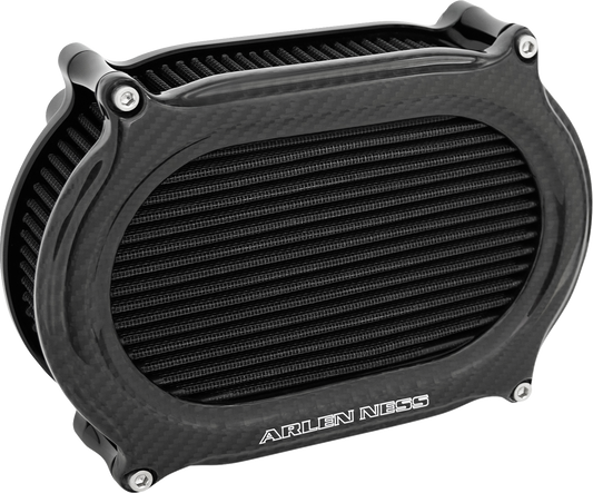 Arlen Ness Oval Stage 2 Carbon Air Filter Kit for 2008-17 Harley Touring Softail