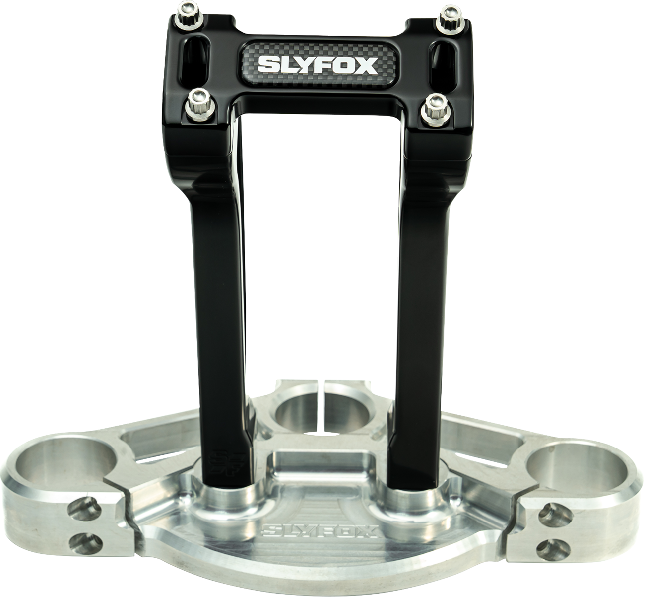 Slyfox 8" Black 1-1/8" Clamping Pullback Handlebar Riser Kit for Harley Davidson