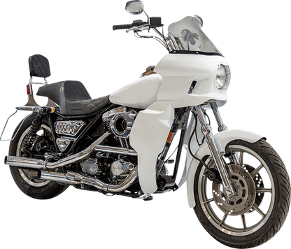 Klock Werks Flare 12.5" Tint Windshield fits Saddlemen S-RT Mini Fairing