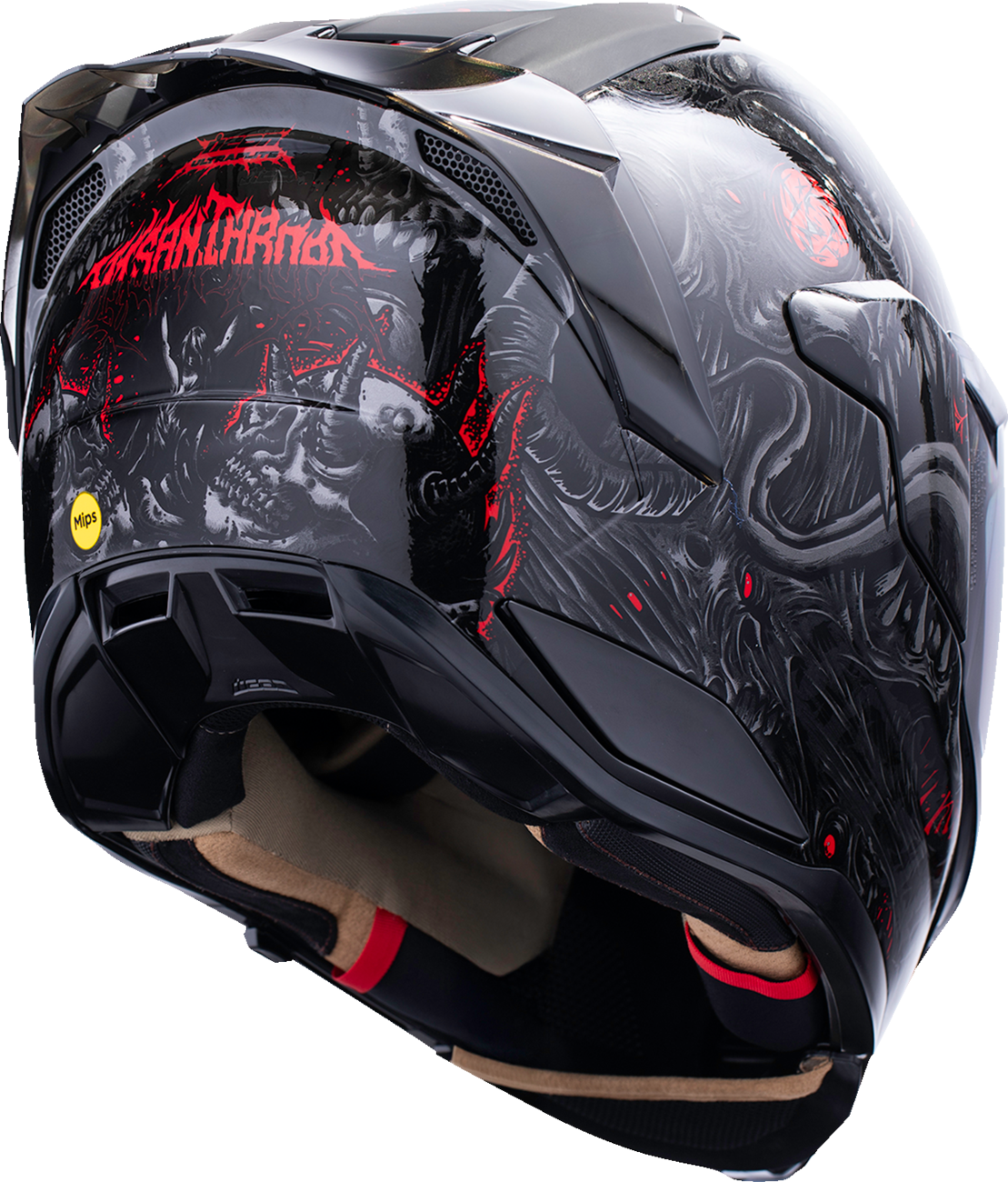 Icon Ultraflite Misanthrope MIPS Full Face Unisex Adult Street Motorcycle Helmet