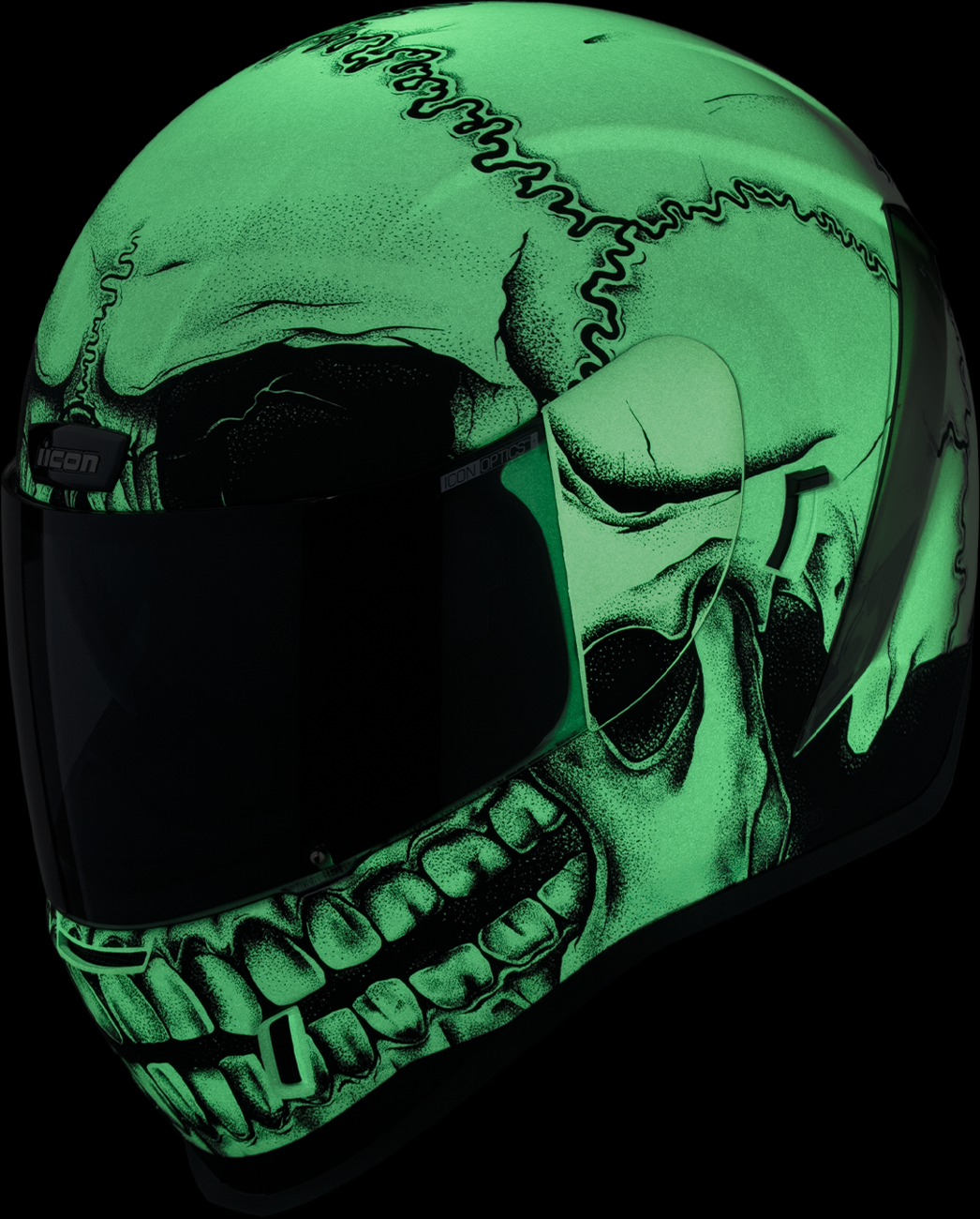 Icon Airform Crestfallen MIPS Glow In The Dark Full Face Adult Motorcycle Helmet
