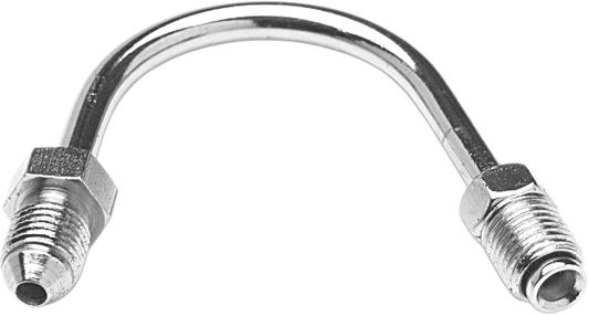 Goodridge Chrome 150 Degree Bend Motorcycle Brake Line Tube Adapter for Harley