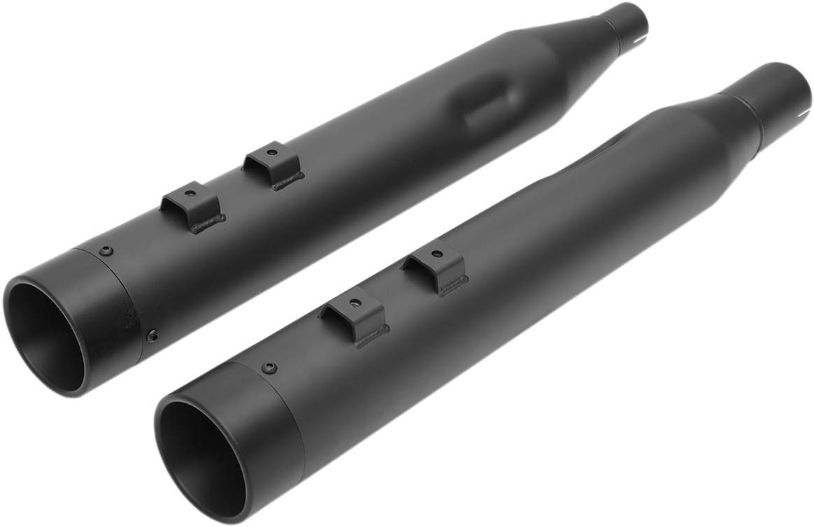 Drag Specialties Slip on Black Exhaust Mufflers for 2017-2022 Harley Touring