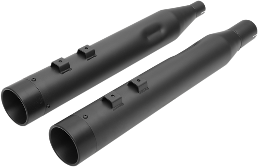 Drag Specialties Slip on Black Exhaust Mufflers for 2017-2022 Harley Touring