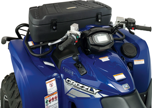 Moose Utility Black Universal ATV Front Low Profile Storage Trunk Cargo Box