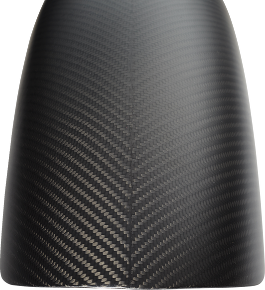 Slyfox Bolt On Carbon Fiber Front Black Fender 19" for 2014-2022 Harley Touring