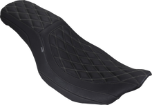 Mustang Squareback Low Gray Diamond Seat fits 2023-2026 Harley Road Street Glide