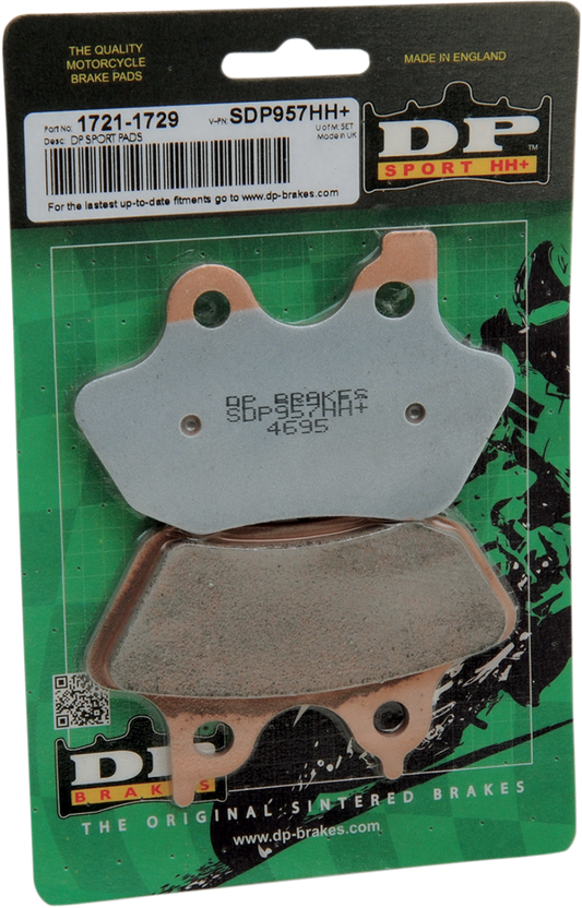 Dp Brakes Sintered Metal Front/Rear Brake Pad Set for 2005-07 Harley Touring