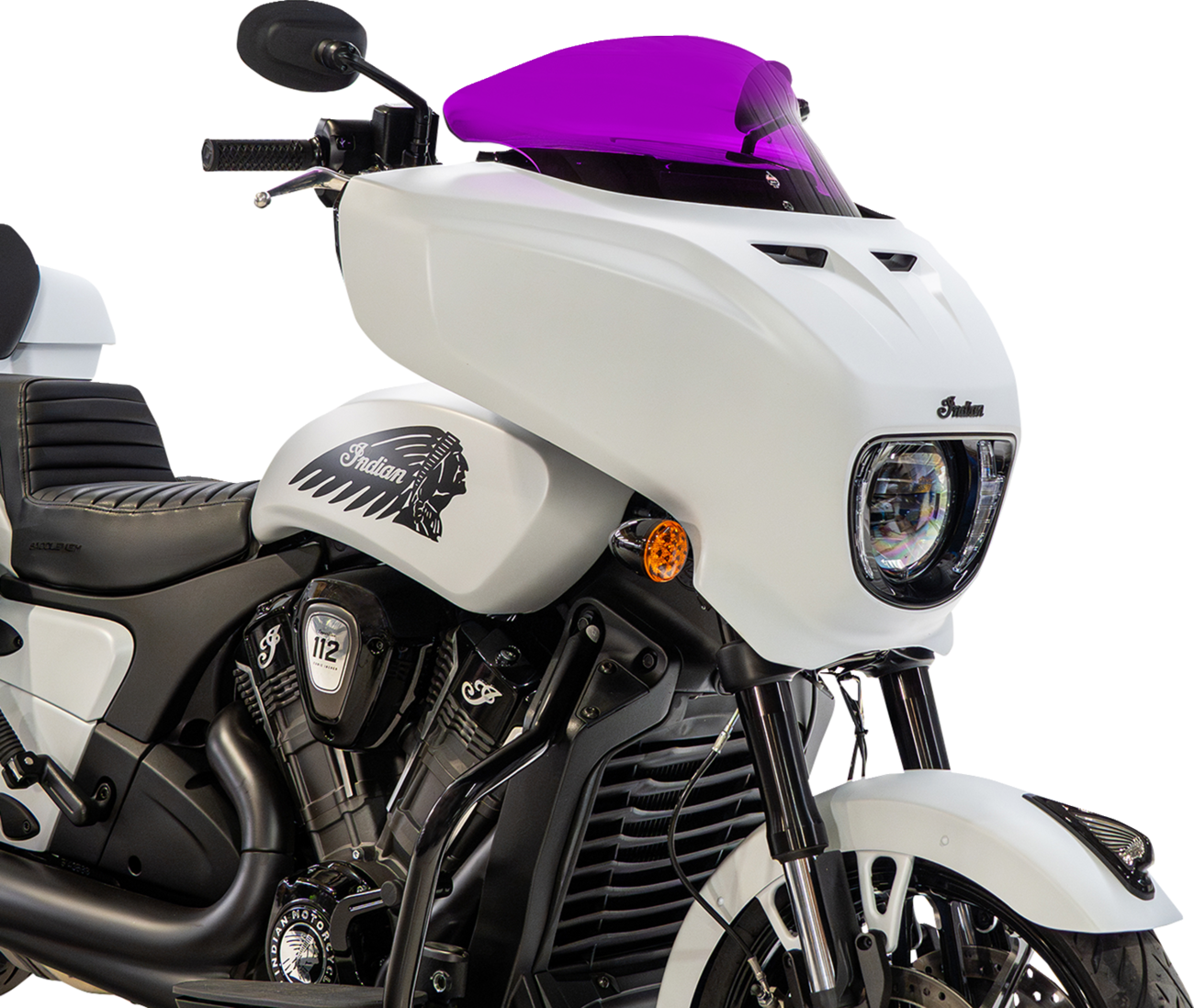 Klock Werks 9" Purple Flare Windshield fits 2025-2026 Indian Powerplus Models