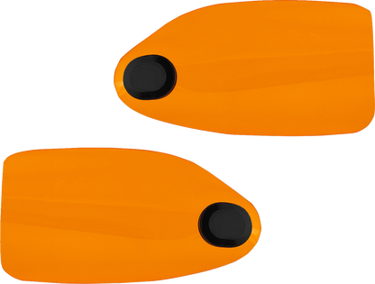Klock Werks Orange Kolor Flare Hand Guards for 14-25 Indian Challenger Chieftain