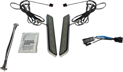 Custom Dynamics LED Front Fork Leg Reflector Lights 2010-2013 Harley Touring CVO
