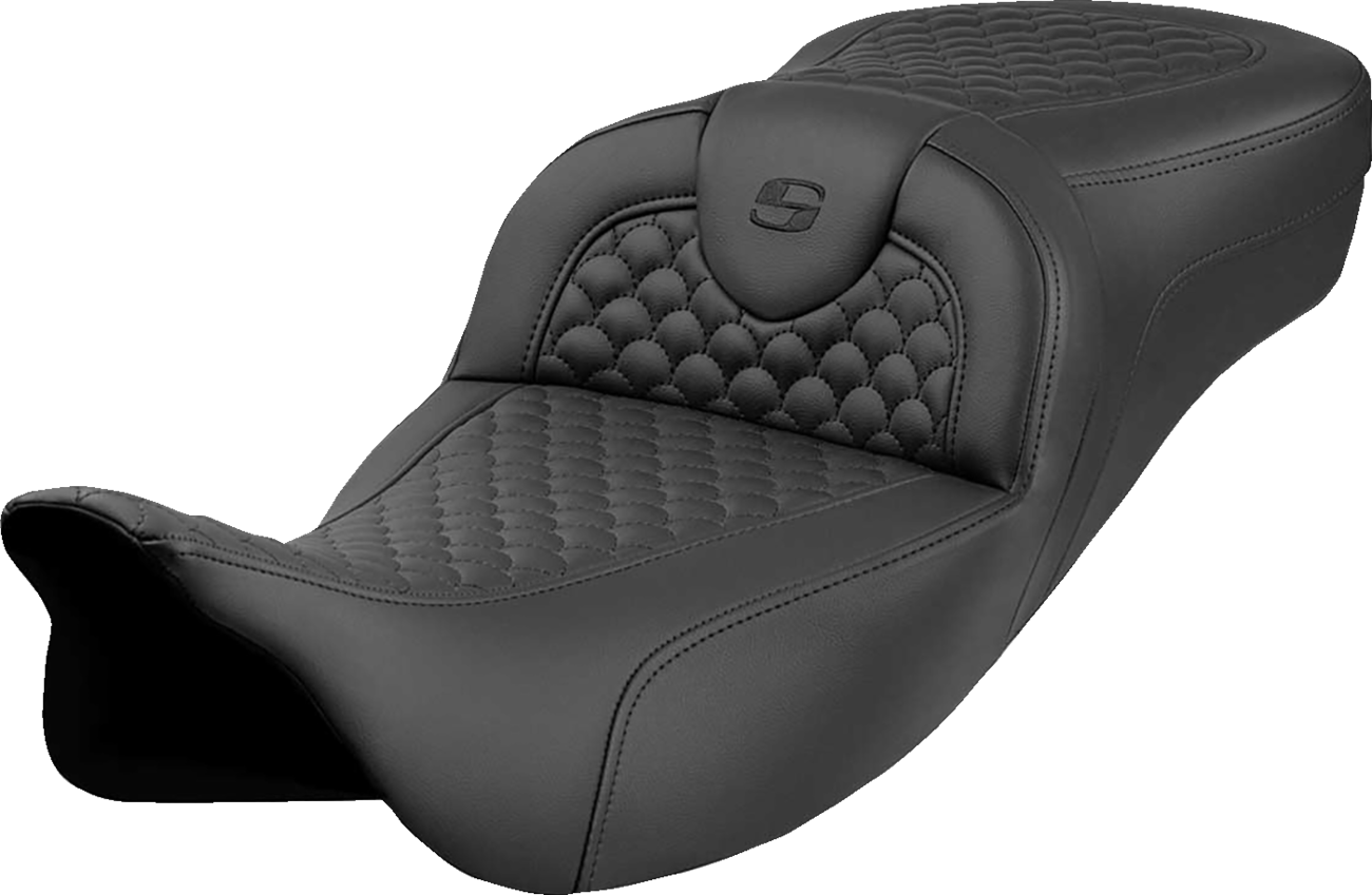 Saddlemen Roadsofa Dragon Scale Extended Gel Seat fits 2008-2024 Harley Touring