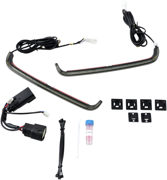 Custom Dynamics Smoked LED Saddlebag Lid Lights 2010-2013 Harley FLHXSE FLHRSE5