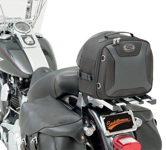 Saddlemen Textile FTB1000 Motorcycle Sissy Bar Luggage Bag for Harley Davidson