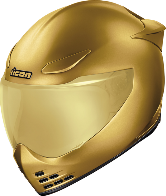 Icon Domain Cornelius Gold Unisex Adult Motorcycle Riding Full Face Helmet