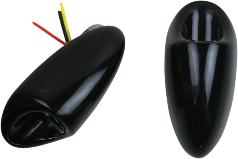 Kodlin 3-1 Black Mini Fender Strut Indicator Lights for  2018-24 Harley Softail