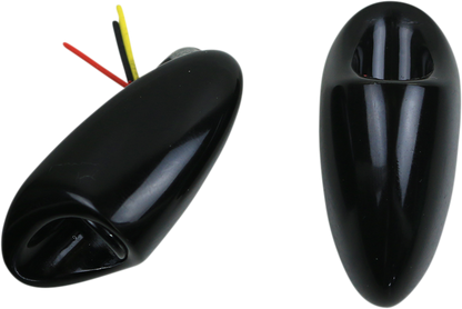 Kodlin 3-1 Black Mini Fender Strut Indicator Lights for  2018-24 Harley Softail