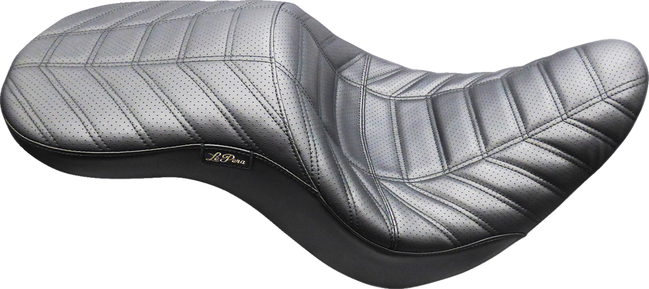 Le Pera Maverick Track Pleated Seat fits 2018-2025 Harley Softail FXLRST FLSB