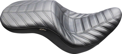 Le Pera Maverick Track Pleated Seat fits 2018-2025 Harley Softail FXLRST FLSB