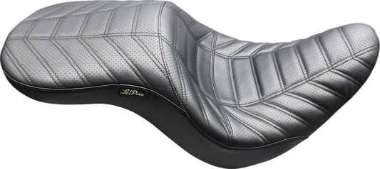 Le Pera Maverick Track Pleated Seat fits 2018-2025 Harley Softail FXLRST FLSB
