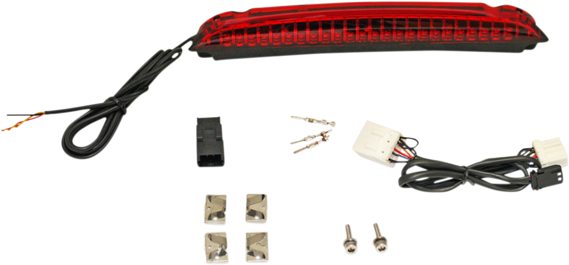 Custom Dynamics Black LED Rear Luggage Rack Brake Light 1996-2013 Harley Touring