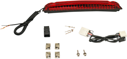 Custom Dynamics Black LED Rear Luggage Rack Brake Light 1996-2013 Harley Touring