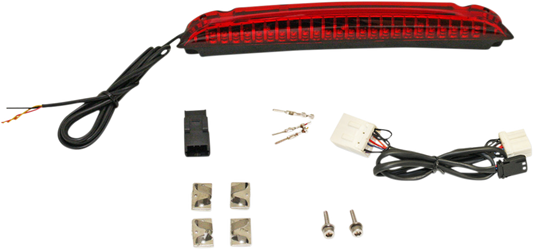 Custom Dynamics Black LED Rear Luggage Rack Brake Light 1996-2013 Harley Touring