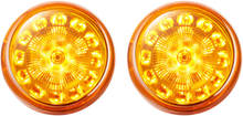 Custom Dynamics Amber 1156 LED Bullet Turn Signal Inserts for 2000-2022 Harley