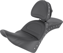 Saddlemen Explorer Studded Seat & Backrest for 2018-26 Harley Softail FLHC FLSL
