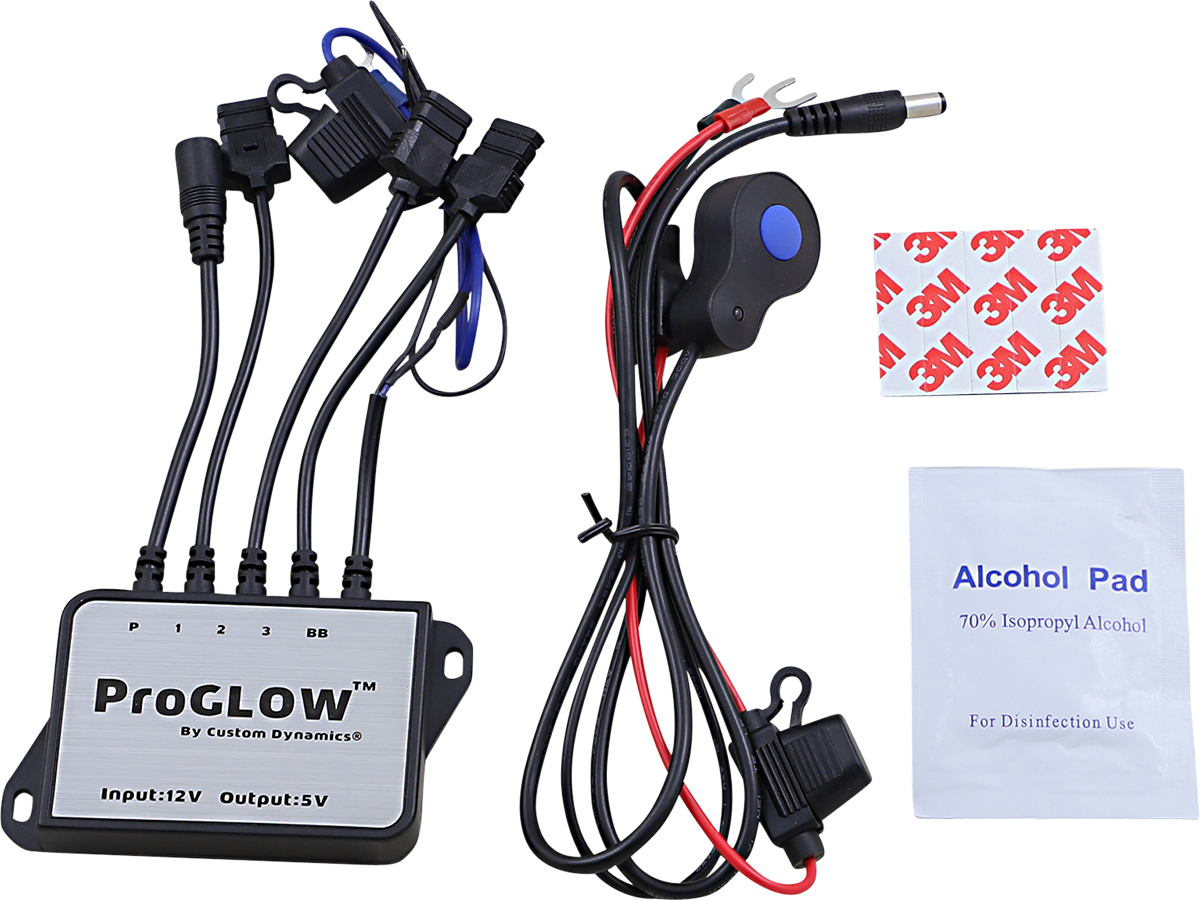 Custom Dynamics ProGLOW Motorcycle LED Accent Lighting Bluetooth Controller