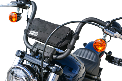 Thrashin Black Motorcycle Handlebar Storage Bag for Harley Davidson THB-0002
