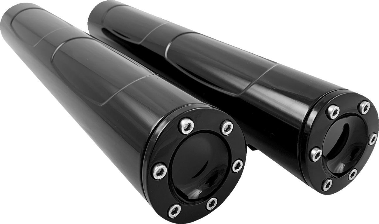 Kodlin Black Fork Tube Covers for 2018-2024 Harley Softail Breakout FXBR FXBRS
