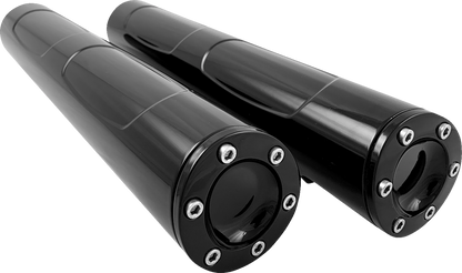 Kodlin Black Fork Tube Covers for 2018-2024 Harley Softail Breakout FXBR FXBRS