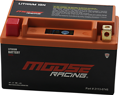 Moose Racing Lithium Ion Battery 1986-2014 Aprilia Kymco Polaris Yamaha Kawasaki