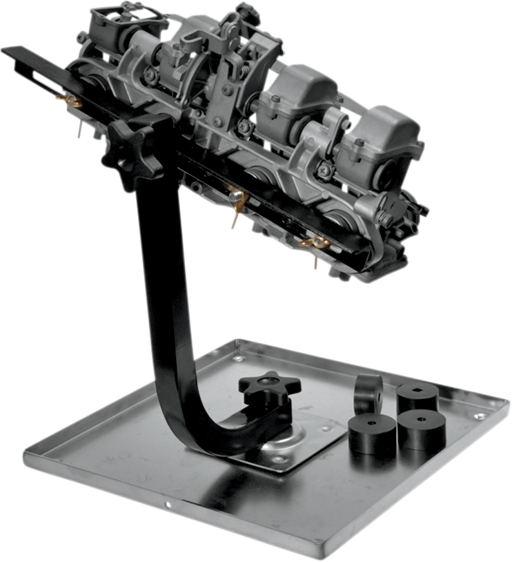 K&L Black Universal Motorcycle ATV UTV Offroad Carburetor Maintenance Holder