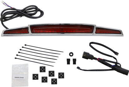 Ciro Streak Chrome Tour Pak Luggage LED Light 2014-2024 Harley Touring Models