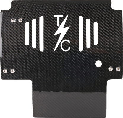 Thrashin Carbon Fiber Red Skid Plate fits 2023-2025 Harley Road Street Glide