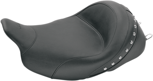 Mustang Studded Stitched Solo Seat fits 2008-2024 Harley Davidson Touring 76029