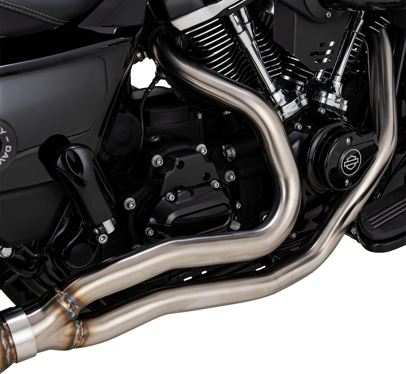 Vance & Hines Gaslighter 2-1 Brushed Exhaust System for 2017-2026 Harley Touring