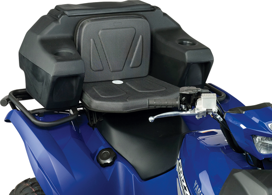 Moose Utility Black ATV Lockable Latch Rear Helmet Storage Rack Trunk & Seat