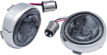 Ciro LED Fang Rear Signal Light Inserts Motorcycle for 2007-2024 Harley Softail