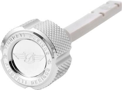 Figurati Designs Knurled Magnetic Transmission Dipstick for 2017-2024 Harley M8