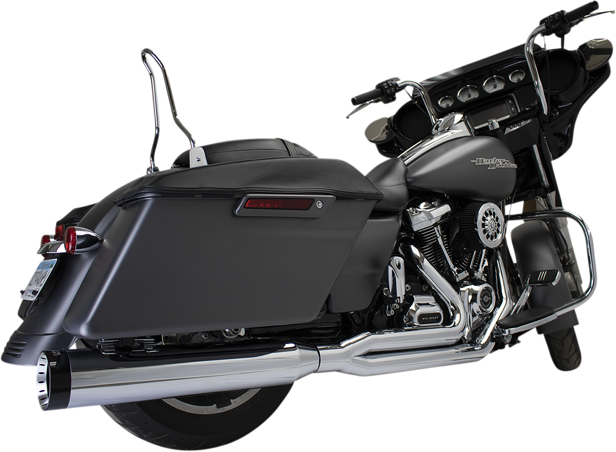 Khrome Werks Outlaw 2-1 Chrome Exhaust System fits 2017-2024 Harley Touring FLTR