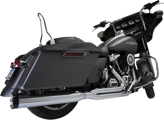 Khrome Werks Outlaw 2-1 Chrome Exhaust System fits 2017-2024 Harley Touring FLTR